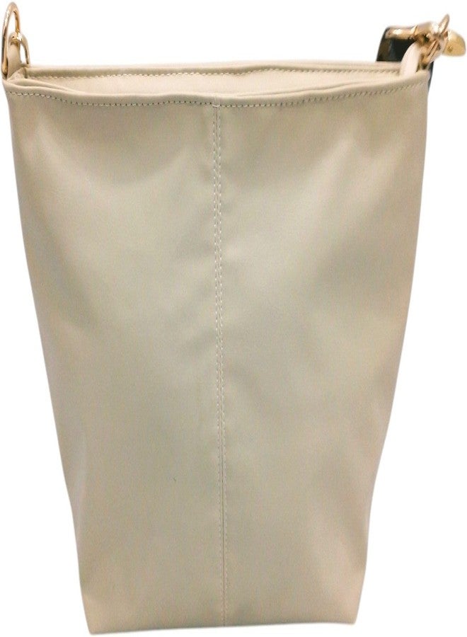 Poorak Beige Sling Bag with Detachable Grey Belt for Girls & Women - Image 3